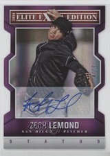 2014 Panini Elite Extra Edition 74/75 Zech Lemond #77 Auto 0kz8