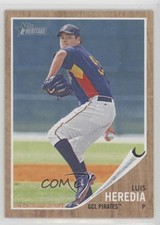 2011 Topps Heritage Minor League Edition Luis Heredia #18 0w8