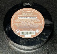Sephora Matte Perfection Powder Foundation  68 Deep Mocha  Full Size  Sealed