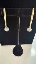 Alexis Bittar Swarovski Gold Tone Ball Dangle...