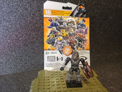 Mega Bloks Halo Series 7 Spartan Mark V Figur, Mega Construx.