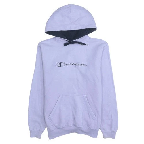 Womens UK Size S Champion Purple Pullover Hoodie