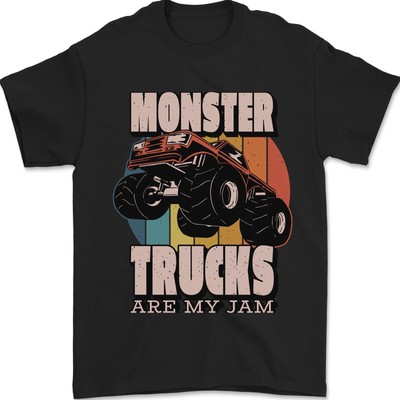 Monster Lkw Are My Jam Lustig Herren T-Shirt 100% Baumwoll