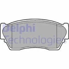 Bremsbeläge Low-Metallic LP804 DELPHI für NISSAN SUNNY III Liftback 100NX