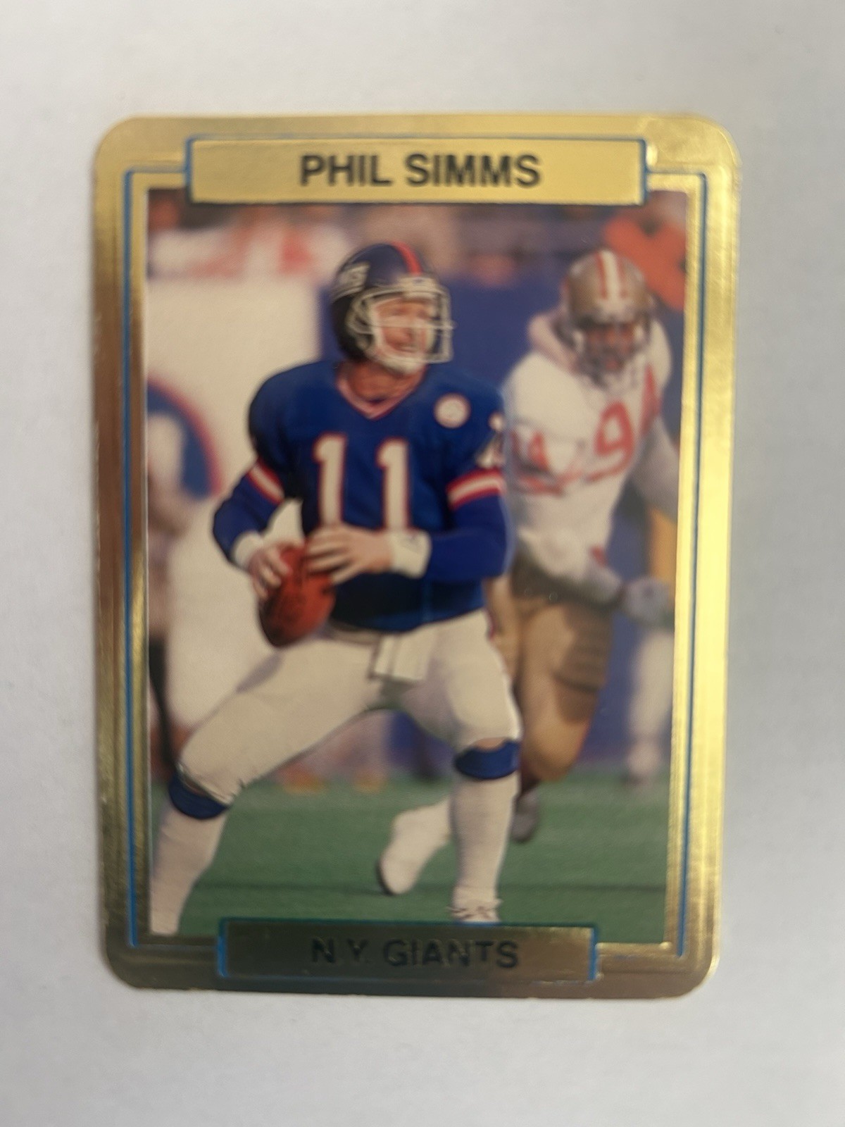 1989 Action Packed Prototype,  #101 Phil Simms, N.Y. Giants