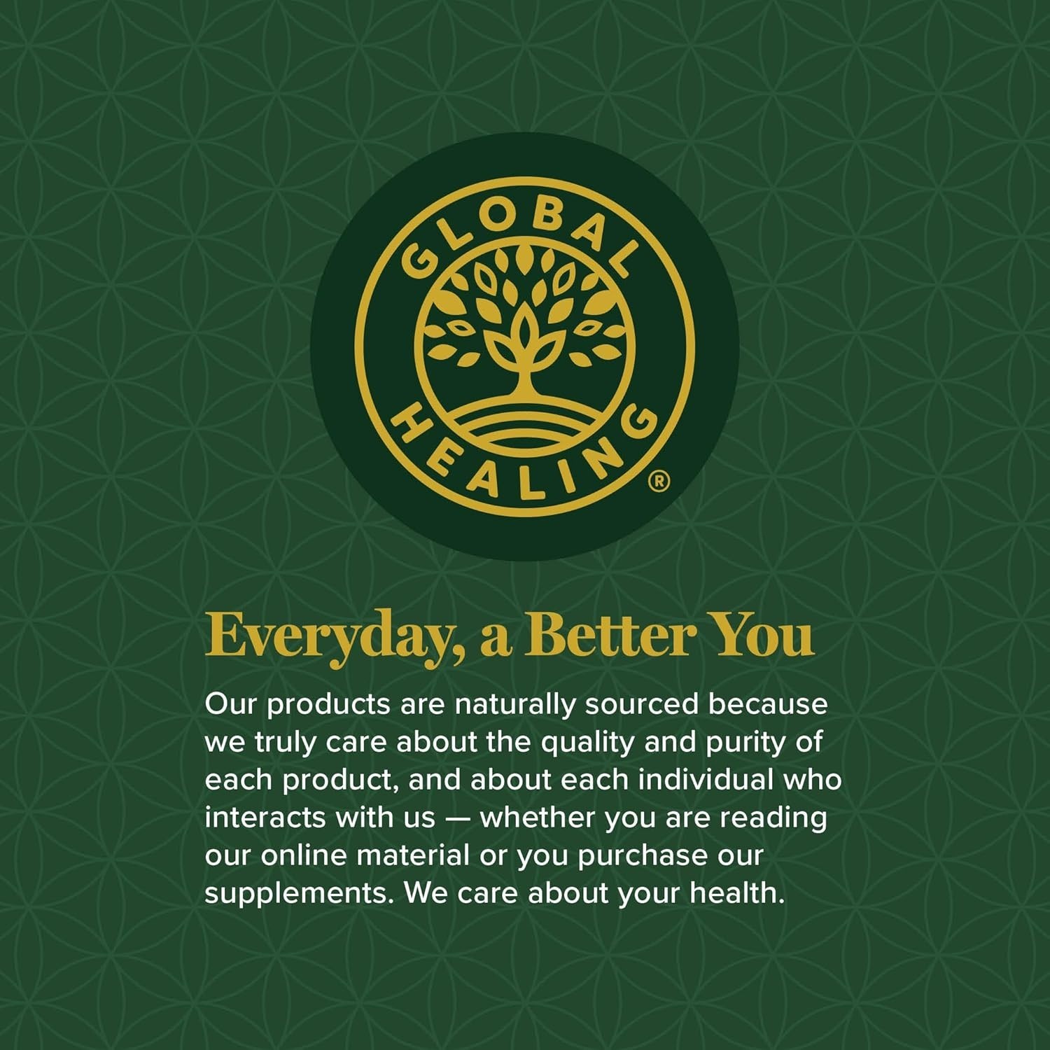 Global Healing Stress Relief Supplement Lithium Orotate Calm Support 120 Caps