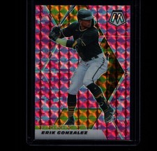 2021 Panini Mosaic - Erik Gonzalez #114 Pink Camo Mosaic Prizm