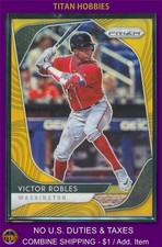 2020 Panini Prizm GOLD Prizm #182 Victor Robles GOLD Prizm 10/10