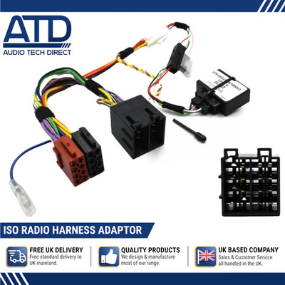 ISO Radio Kabelbaum für Abarth Grande Punto Punto Evo Kabel Adapter mit CANbus ACC