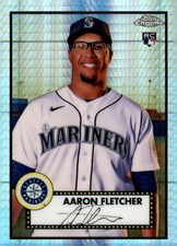 2021 Topps Chrome Platinum Anniversary #112 Aaron Fletcher Prism Refractor
