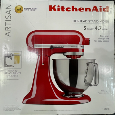 #ad #ad KitchenAid KSM150PSER Artisan Tilt Head 5 Qt. Stand Mixer RED New $300.00