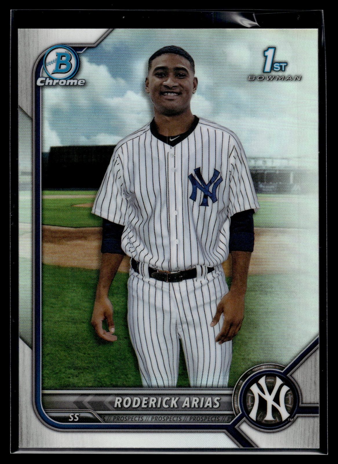 Roderick Arias 2022 Bowman Chrome Refractor Card /499 #BCP-153