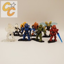 HALO MEGA BLOKS SERIE FOXTROT BOLSO CIEGO MINI FIGURAS LOTE DE 8 SPARTAN CARTER