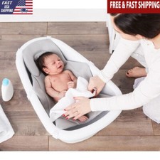 3-In-1 Baby Bath Tub Plastic Adjustable Smooth Corners Easy Clean Durable Hot