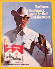11. Marlboro Zigaretten Cowboy Werbeanzeige Werbung Reklame 1978