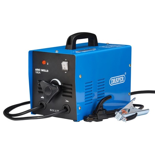 Draper 180A ARC Welder 230V Portable Duty Cycle 10% @180A / 60% @73A 69939