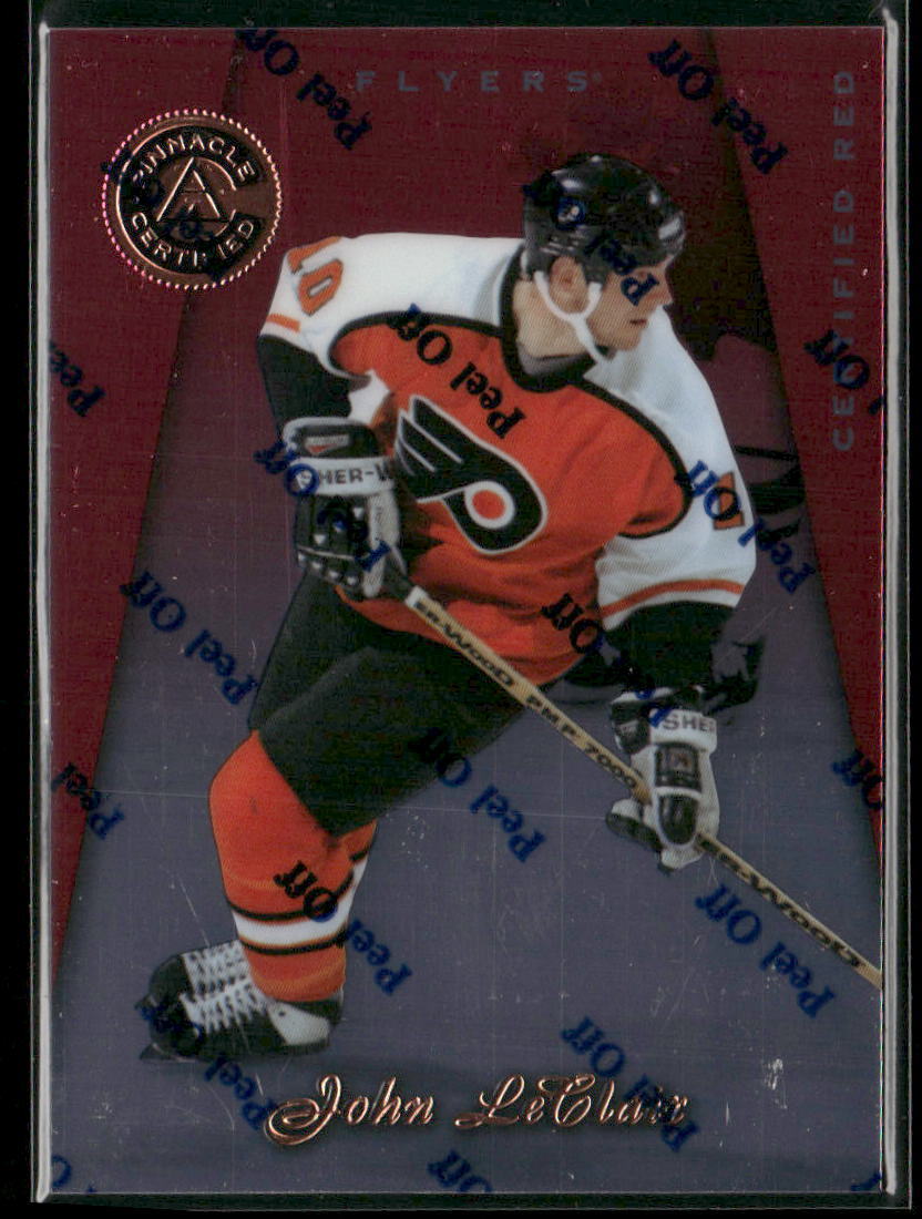 John LeClair 1997-98 Pinnacle Certified Certified Red #119 - Philadelphia Flyers