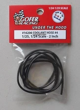 COOLANT HOSE #4 1:24 1:25 GOFER RACING CAR MODEL ACCESSORY 16206 2 INCH
