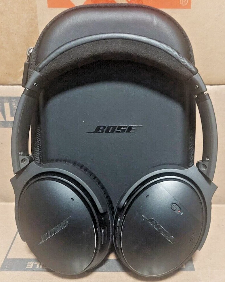 Bose QuietComfort 35 (Series I) Wireless Headphones, Noise Cancelling -  Black