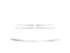 Ladekantenschutz für Hyundai Tucson ab 2020 NX4 Silber Innen Außen Edelstahl