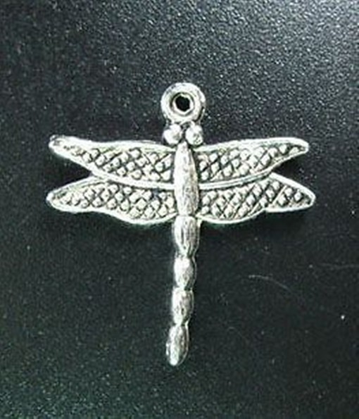 20pcs Tibetan Silver Crafted Dragonfly Charms R709