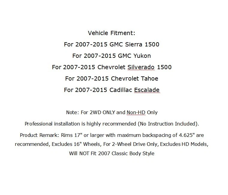 3" Lift Spindles for 2007-2015 Chevy Silverado 1500 GMC Sierra 1500 Truck & SUV - Изображение 2 из 4