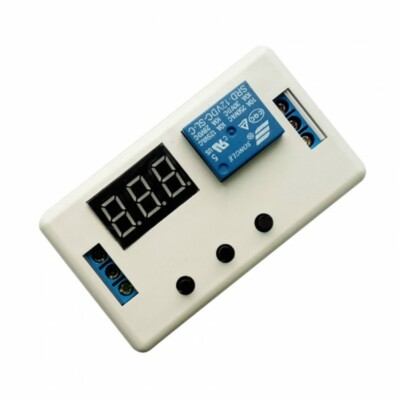 DC 12V Trigger Cycle Timer Delay Relay LED Display Digital Switch Relay /W CASE