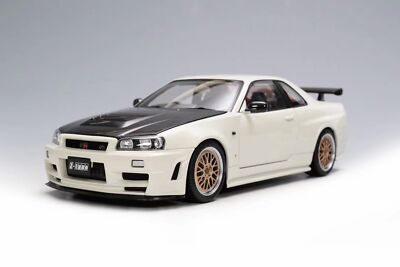 Nissan Skyline GT-R R34 Z-Tune - White - BBS - 1:18 - Motorhelix (M83407)