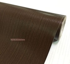 Flexible Furniture Wood Grain 3d Textured Satin Vinyl Wrap Car House Sticker Ab