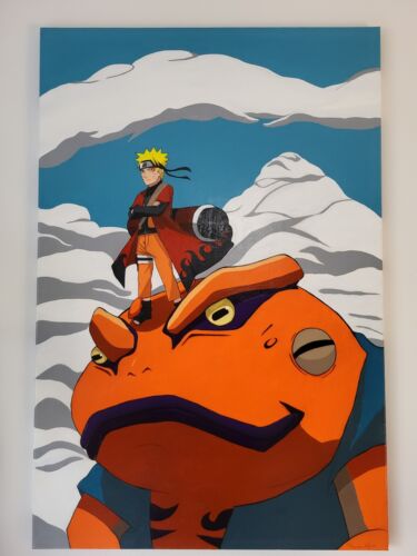  Anime Acrylic  painting(bild) on canvas 24x36 in.  - Bild 1 von 7