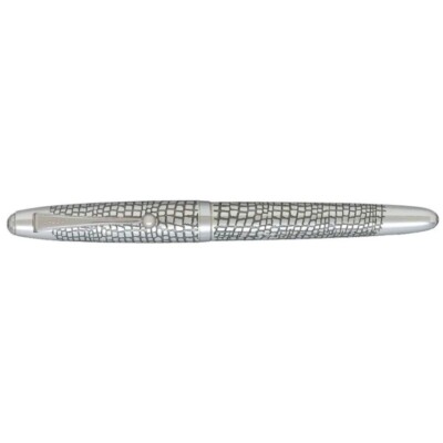 Pilot SILVERN Sterling Silver 18K Fountain Pen ISHIDATAMI M Nib FK