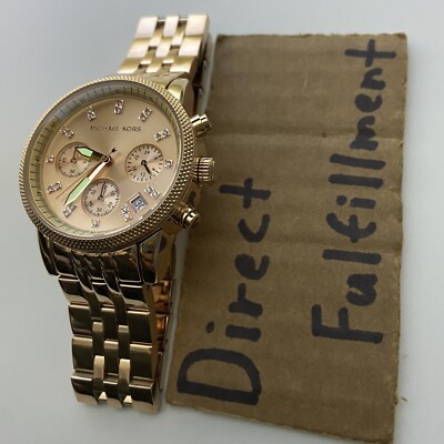 MICHAEL KORS RITZ WOMENS WATCH MK6077 ROSE GOLD - - 279.00  display picture 1