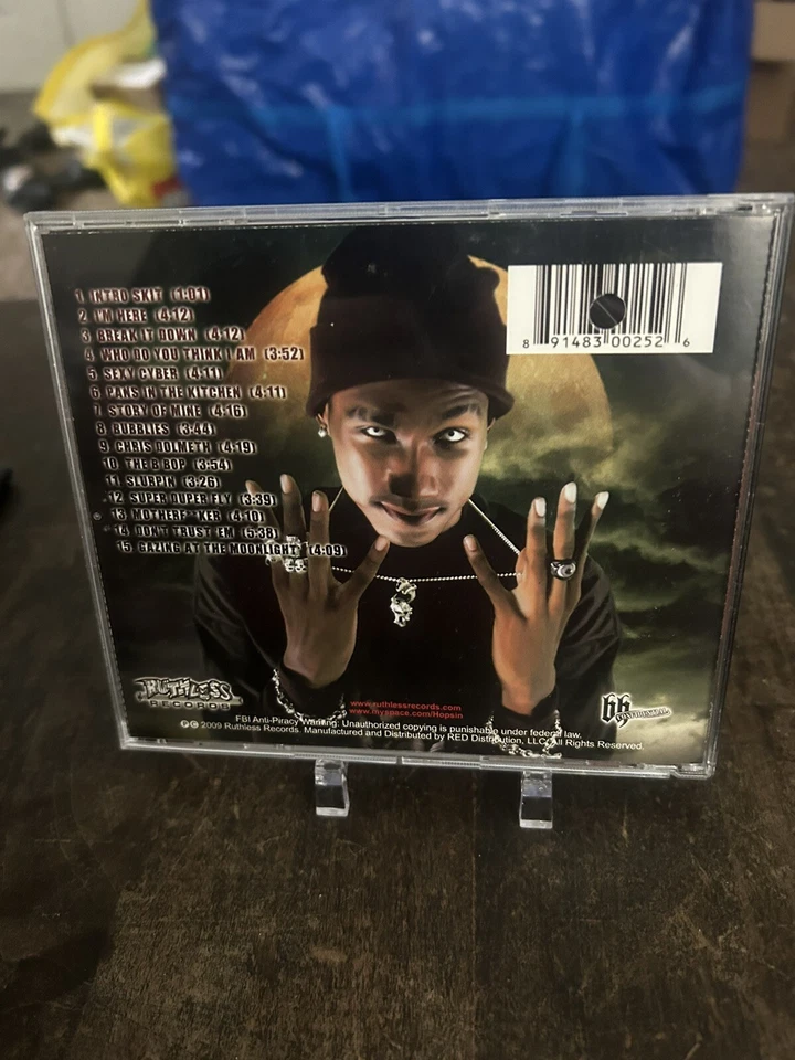 Hopsin - Gazing At The Moonlight CD 2009 Rare Ruthless Records Funk Volume Foto 2 de 4