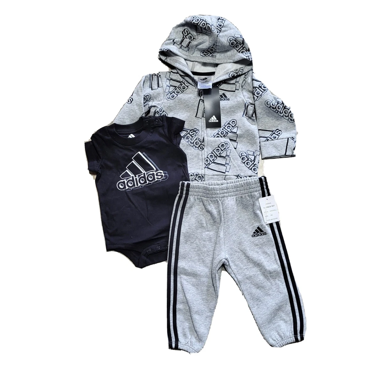 Adidas originals 3 best sale piece sleeveless suit infant