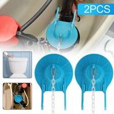 2Pcs Toilet Flapper High Performance Universal Parts Kit for 2-Inch Flush Valves