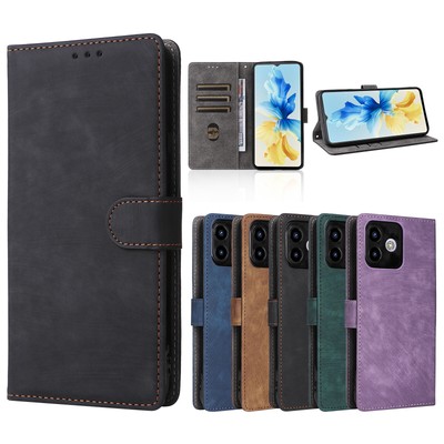 Für Cubot Note 40 Phone Case, RFID Retro Leder Geldbörse Card Stand Cover