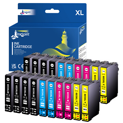 2-12x Multipack Patronen für Epson 603 XL XP-2100 3100 4100 WF-2810 2830 2840DWF