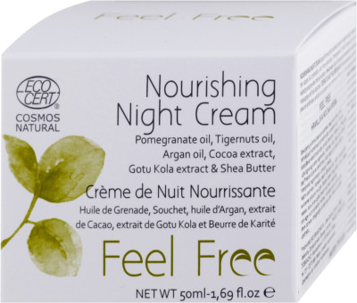 Feel Free Nourishing Nachtgesichtscreme, 50 mm