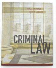 Criminal Law by Thomas J. Gardner and Terry M...