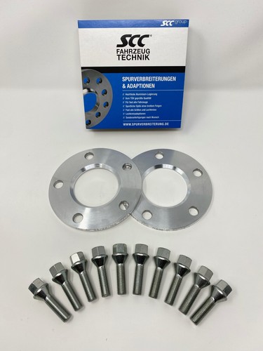 14mm 2x7mm SCC Spurverbreiterung für BMW Radschrauben Distanzscheiben 5x120 72,6 - Bild 1 von 10