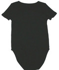 Justice Leotard Bodysuit Short Sleeve Ribbed Snaps at Crotch Black New Girl 6 7 — photo 2