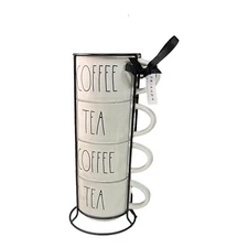Rae Dunn Friends Mug Stacker Set