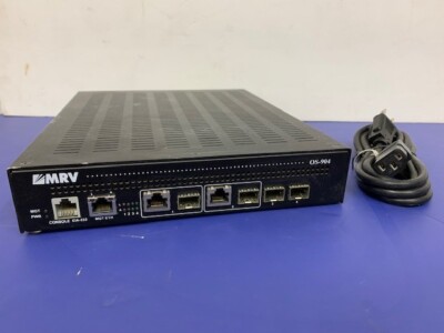 MRV OS-904 Network Switch OS904/AC-1 SFP or RJ45 10/100/1000 BASET