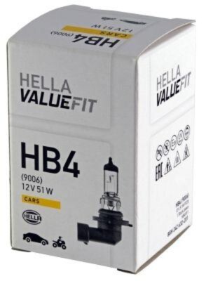 HELLA Glühleuchte 12V HB4 P22d 8GH 242 632-201