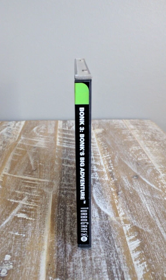 COMPLETE ✹ Bonk 3 ✹ TURBO GRAFX 16 ✹ Turbo Chip Duo Hucard Game ✹ USA Version - Image 3 of 4