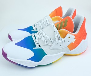 Adidas James Harden Vol 4. Pride Basketball Shoes Men Sz 13 Rainbow FX4797 | eBay