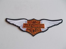 Large Harley-Davidson Wings Patch Emblem 12" Biker Motorcycle Accessory