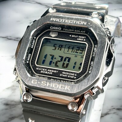 Casio G-SHOCK GMW-B5000D-1JF Radio Solar Watch Silver japan