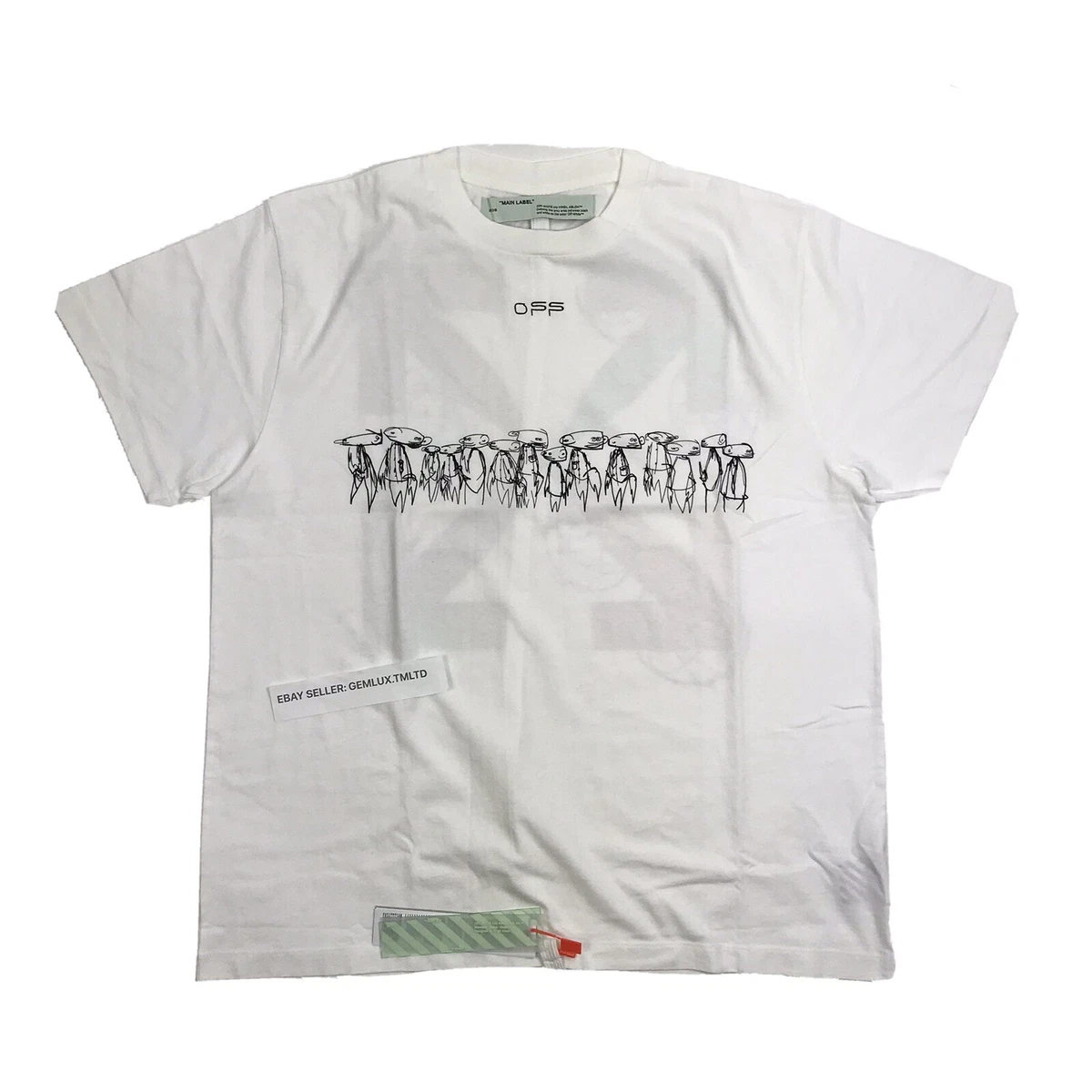 までの off white × futura Tシャツ size M ボアジャケ
