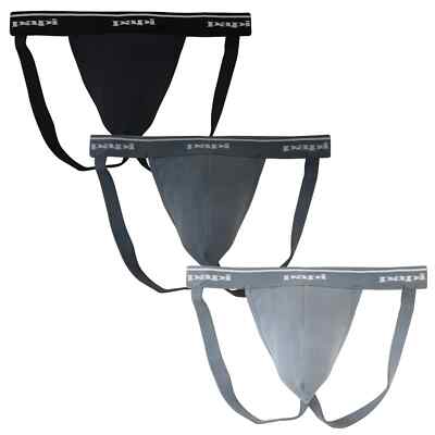 Brand New 3 Pack men's Papi Sexy Soft touch Pure Cotton Jock Straps  Large 36/38